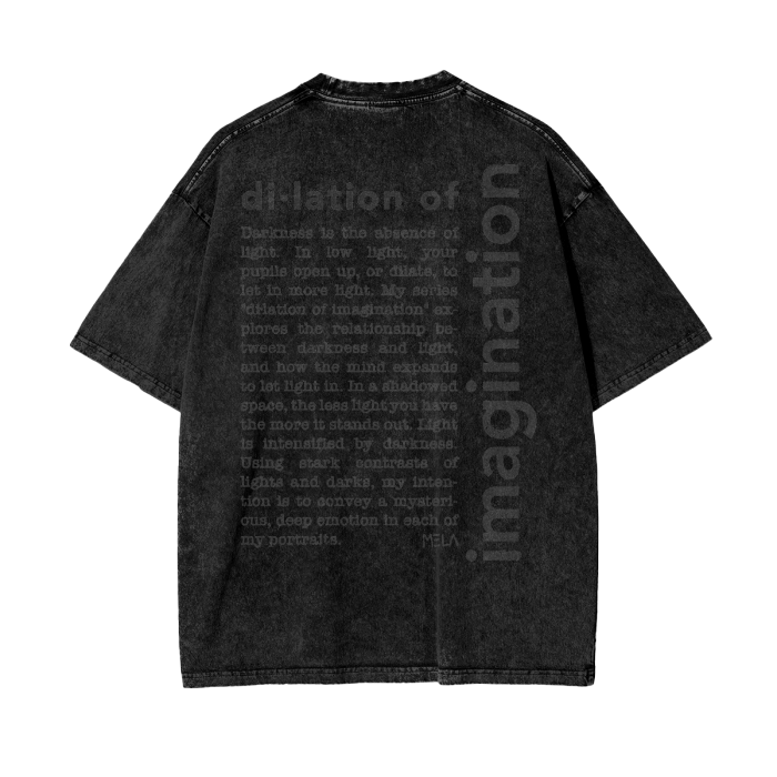 Quiet Chaos Acid Wash Oversize T-Shirt