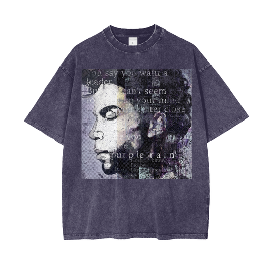 Prince Acid Wash Oversize T-Shirt