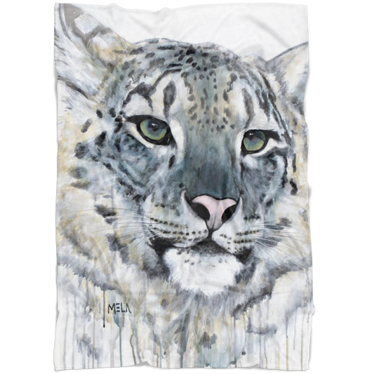 Snow Leopard Blanket