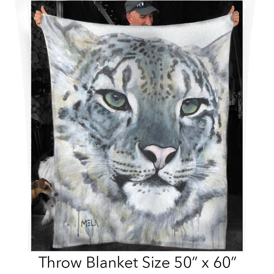 Snow Leopard Blanket